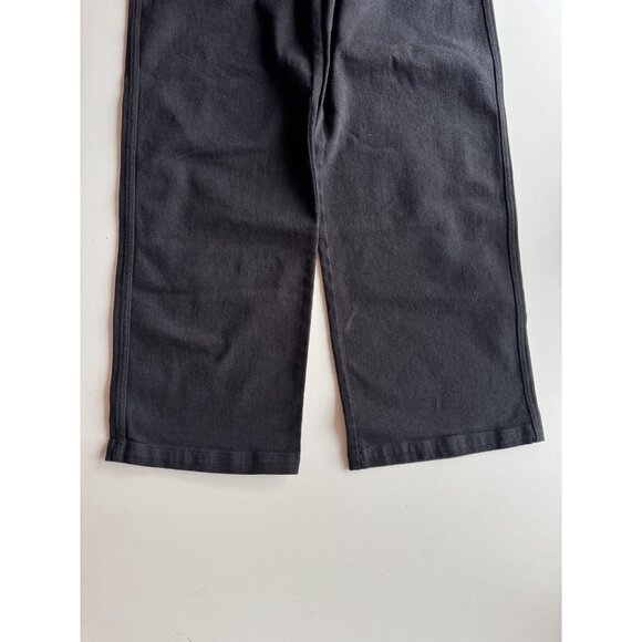 NWOT Aritzia SUNDAY BEST Carrousel GD Black Cotton Canvas Wide Leg Pants, Size 0 - Picture 3 of 15